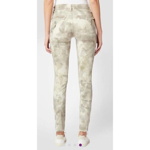 Hudson Barbara High Waist Tie Dye Super Skinny Jean NWT Size 30 - Picture 4 of 11